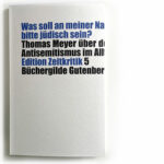 Ich bin doch kein Antisemit. Naja. Ich bin doch kein Antisemit. Naja.